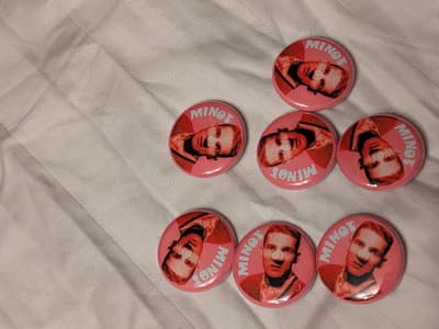 "And You're Not" Pin